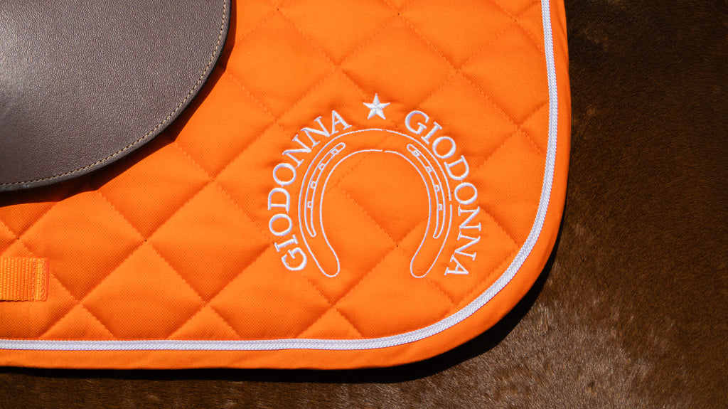 TAPIS DE SELLE ORANGE
